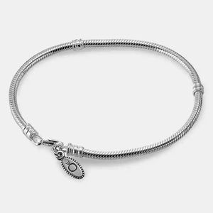 7” PANDORA SS lobster clasp bracket + 2 clips